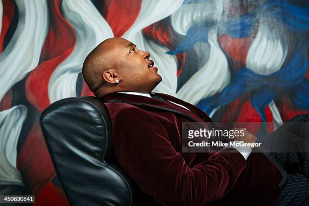 Fubu founder and branding expert, Daymond John is photographed for Inc. Magazine NYC on April 24, 2013 in New York City.