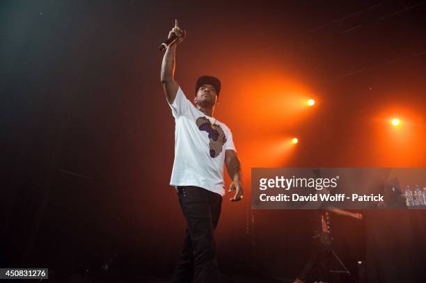 Prodigy from Mobb Deep performs at Le Trianon on June 18, 2014 in Paris, France.