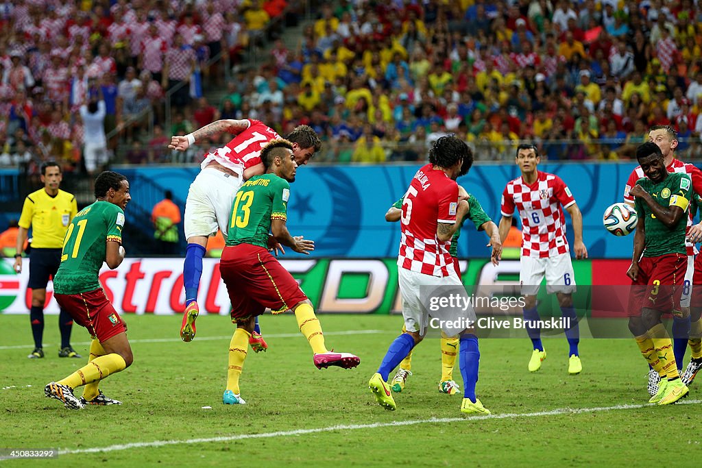 Cameroon v Croatia: Group A - 2014 FIFA World Cup Brazil