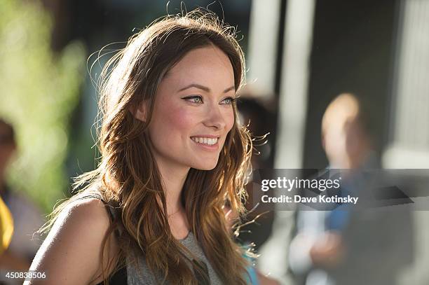 Olivia Wilde attends the Ghetto Film School 10th annual apring benefit at The Standard Biergarten on June 18, 2014 in New York City.