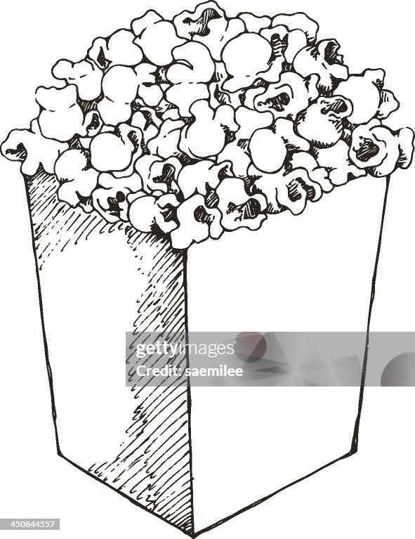 Popcorn Rajz Popcorn High-Res Vector Graphic - Getty Images