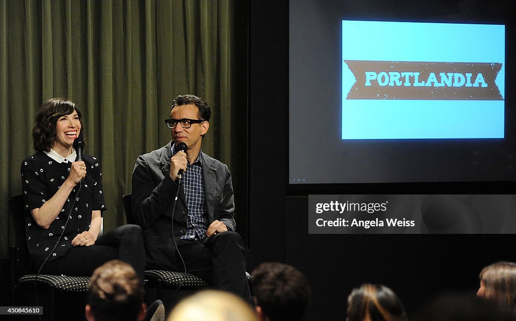 SAG Foundation Presents Conversations With Portlandia's Fred Armisen And Carrie Brownstein