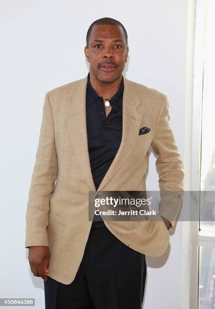 Eriq La Salle attends the Bronx Charter School For The Arts Annual Art Auction at the Glass Houses on June 18, 2014 in New York City.