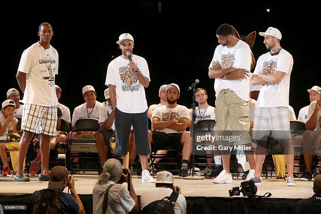 San Antonio Spurs Victory Parade And Rally