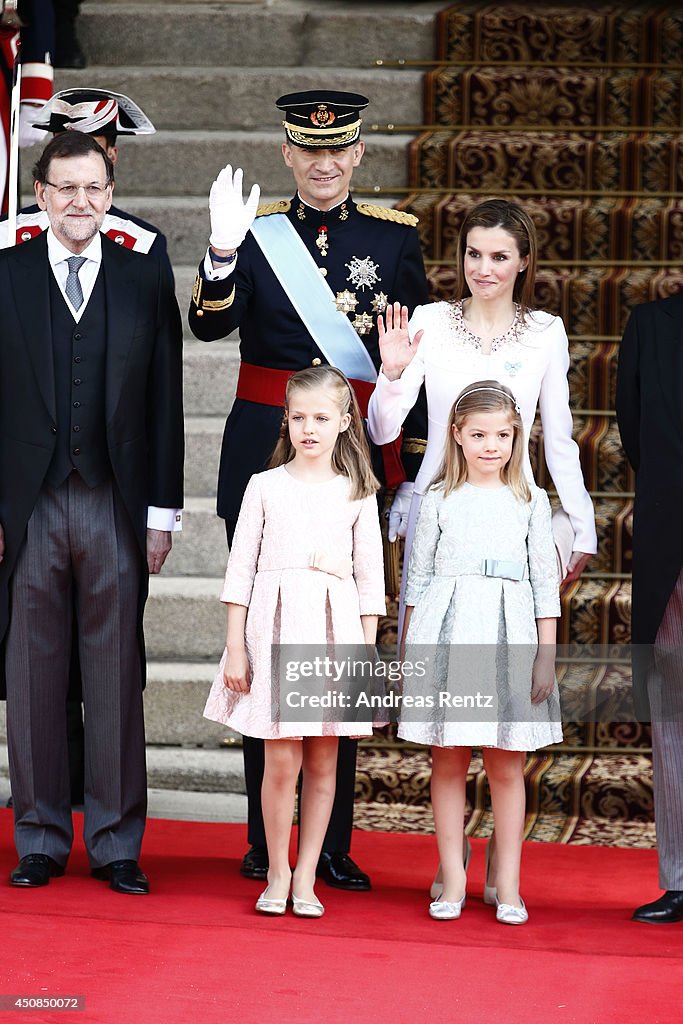 The Coronation Of King Felipe VI And Queen Letizia Of Spain