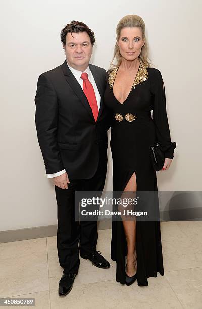 Jamie Foreman with his wife Julie Dennis attend the Amy Winehouse Foundation Ball at the Dorchester Hotel on November 20, 2013 in London, England.