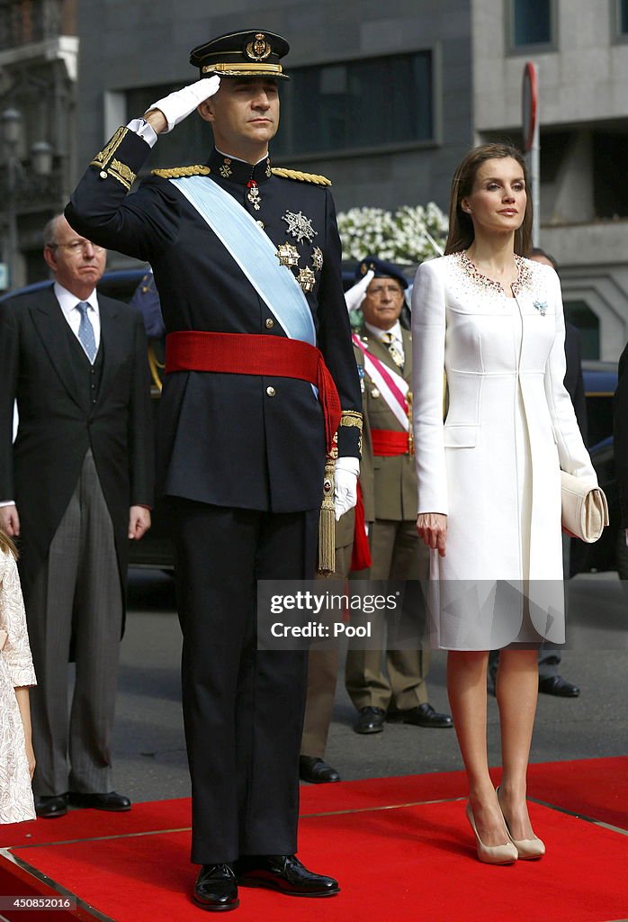 The Coronation Of King Felipe VI And Queen Letizia Of Spain