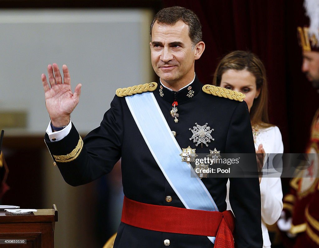 The Coronation Of King Felipe VI And Queen Letizia Of Spain