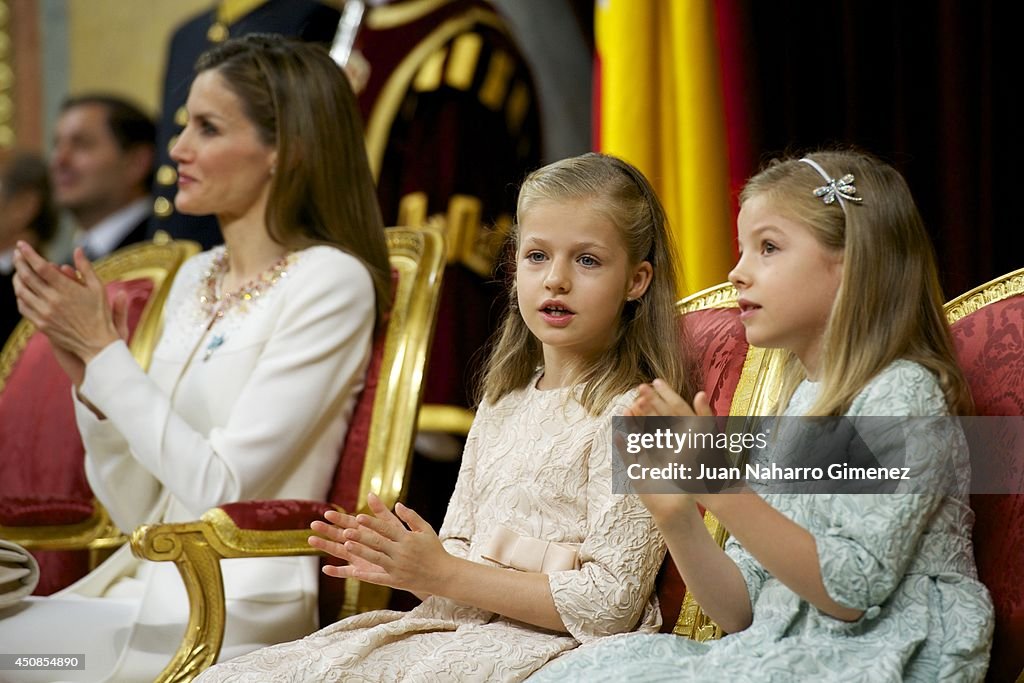 The Coronation Of King Felipe VI And Queen Letizia Of Spain