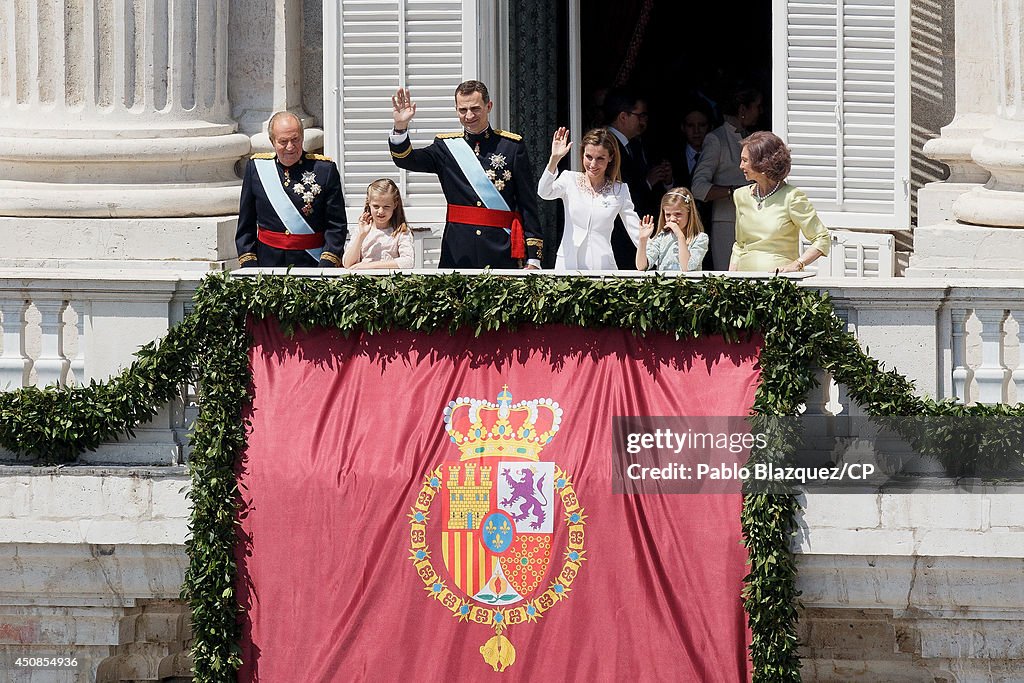 (EXCLUSIVE) The Coronation Of King Felipe VI And Queen Letizia Of Spain