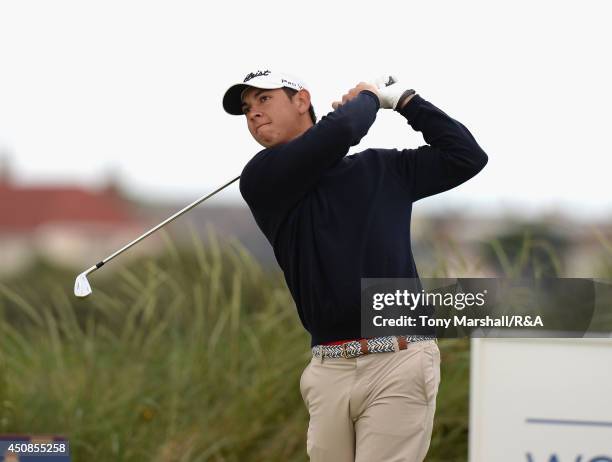 Sebastian Crookal-Nixon of Silloth on Solway during The Amateur Championship 2014 Day Four at Royal Portrush Golf Club on June 19, 2014 in Portrush,...