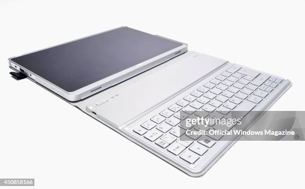 An Acer Aspire P3 tablet PC photographed on a white background, taken on July 26, 2013.