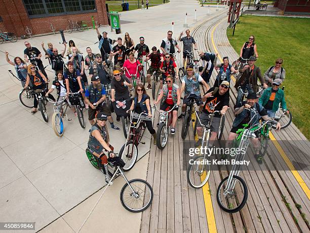 The Chopaderos, an international group of chopper bike enthusiasts, meets for a ride. June 11, 2014.