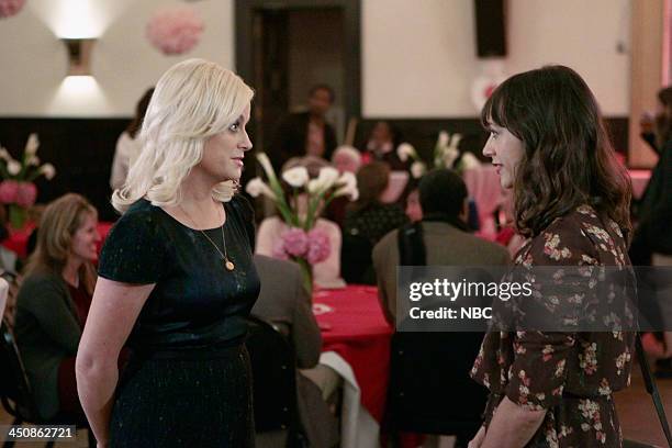 Operation Ann" Episode 414 -- Pictured: Amy Poehler as Leslie Knope, Rashida Jones as Ann Perkins --