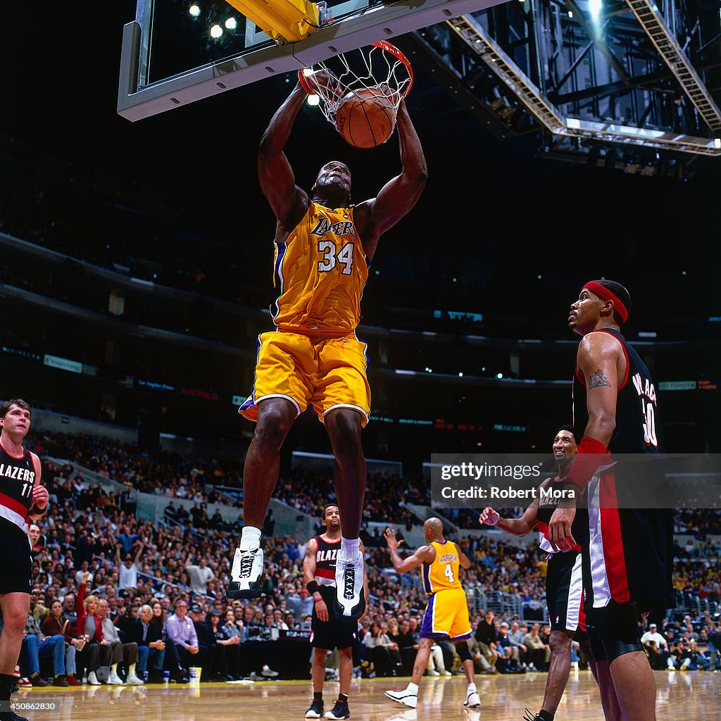 Portland Trail Blazers v Los Angeles Lakers