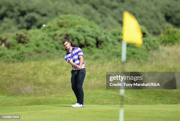 Haydn McCullen of Delamere Forest Golf Club during The Amateur Championship 2014 Day Four at Royal Portrush Golf Club on June 19, 2014 in Portrush,...