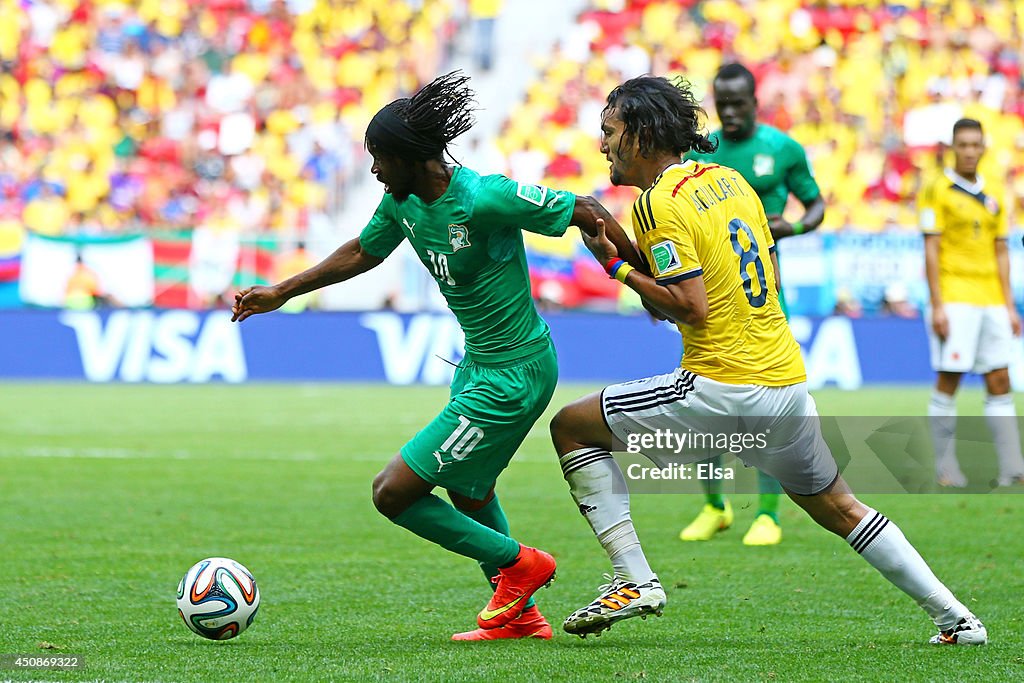 Colombia v Cote D'Ivoire: Group C - 2014 FIFA World Cup Brazil