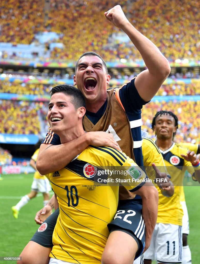 Colombia v Cote D'Ivoire: Group C - 2014 FIFA World Cup Brazil