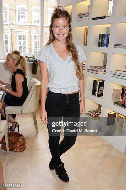 Katie Readman attends a summer sale at Grace Belgravia in aid of Silent No More, the campaign raising money for the Gynaecological Cancer Fund, on...