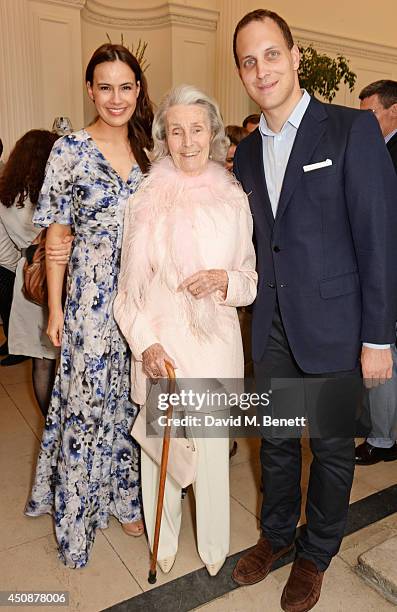 Lady Sophie Windsor, Princess George Galitzine and Lord Frederick Windsor attend the drinks reception hosted by Dockers, the San Francisco based...