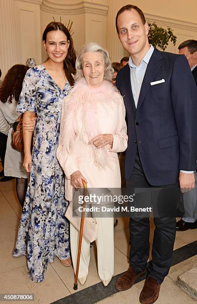 Lady Sophie Windsor, Princess George Galitzine and Lord Frederick Windsor attend the drinks reception hosted by Dockers, the San Francisco based...