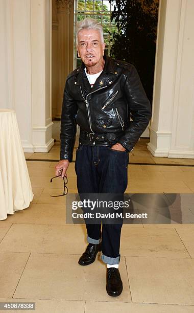 Nicky Haslam attends the drinks reception hosted by Dockers, the San Francisco based apparel brand, at Kensington Palace on the eve of 'Dockers...