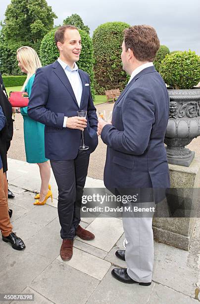 Lord Frederick Windsor and Seth Ellison, Executive Vice President and President Europe, attend the drinks reception hosted by Dockers, the San...