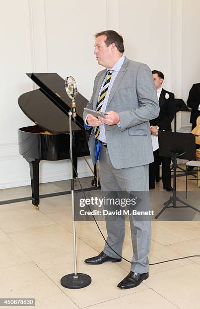 Cricketer Tim Munton speaks attends the drinks reception hosted by Dockers, the San Francisco based apparel brand, at Kensington Palace on the eve of...