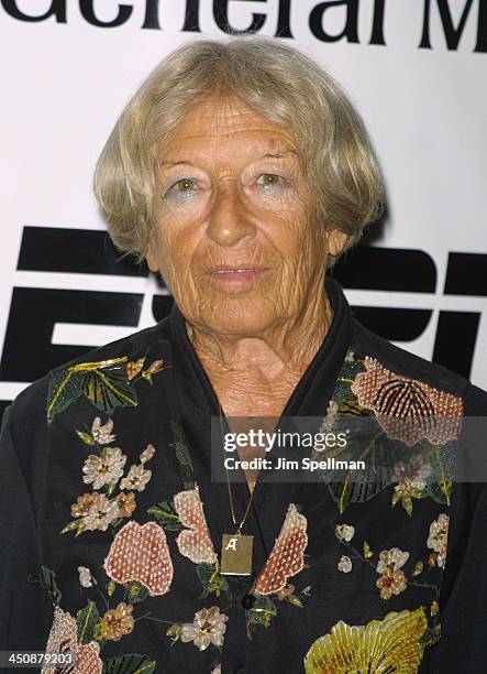 Agnes Keleti-Biro during 22nd Annual Salute To Women In Sports Gala at Waldorf Astoria Hotel in New York City, New York, United States.