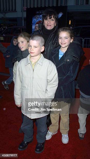 Patti D'Arbanville & her Children during Harry Potter and The Sorcerer's Stone New York Premiere at The Ziegfeld Theatre in New York City, New York,...
