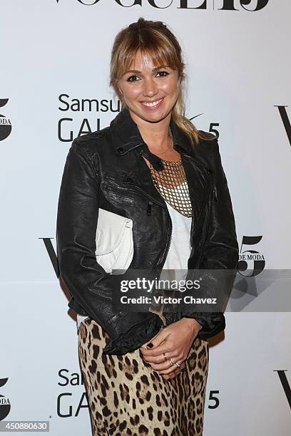 Karla Guindi attends the Vogue Mexico Who's on Next The Vogue Fashion Fund 2nd edition at Centro Gallego on June 18, 2014 in Mexico City, Mexico.