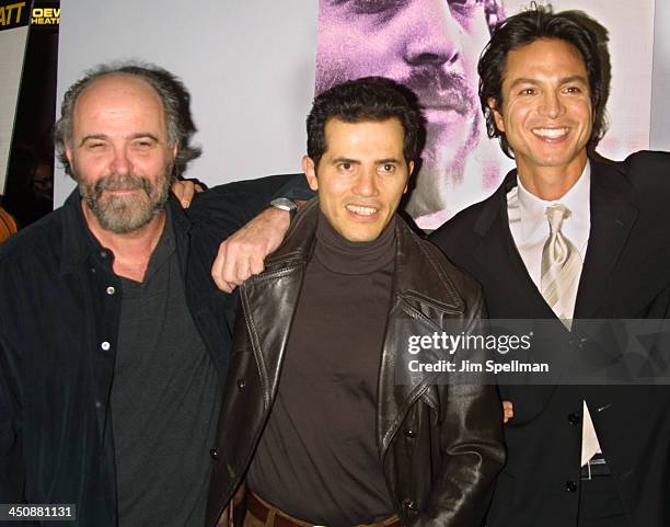 Writer director Leon Ichaso, John Leguizamo & Benjamin Bratt