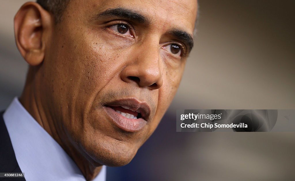 President Obama Delivers Statement On Situation In Iraq