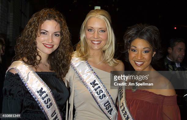 Miss Universe Denise Quinones, Miss USA Kandace Krueger, & Miss Teen Marissa Whitley