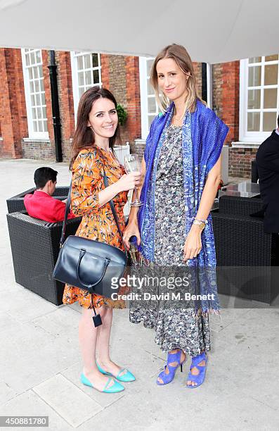Emma Castagno and Daisy Shields attend the drinks reception hosted by Dockers, the San Francisco based apparel brand, at Kensington Palace on the eve...