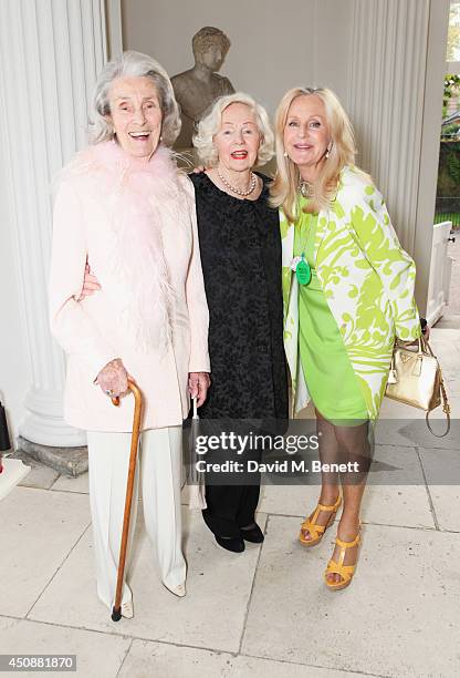 Princess George Galitzine, Peggy Cummins and Liz Brewer attend the drinks reception hosted by Dockers, the San Francisco based apparel brand, at...