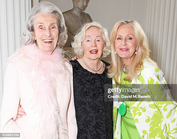 Princess George Galitzine, Peggy Cummins and Liz Brewer attend the drinks reception hosted by Dockers, the San Francisco based apparel brand, at...