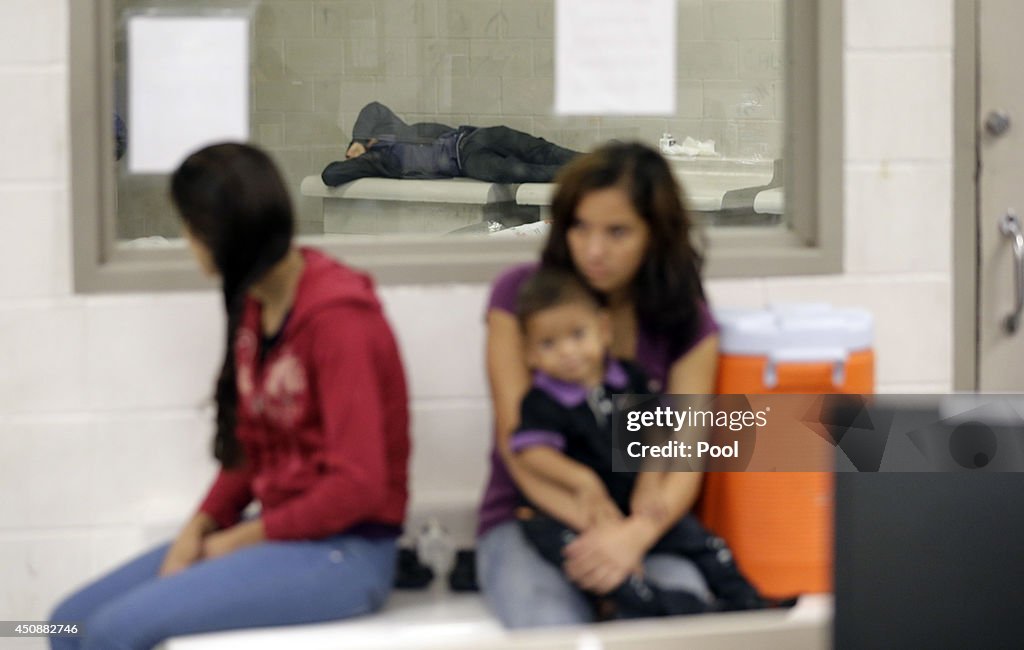 Familes and Children Held In U.S. Customs and Border Protection Processing Facility