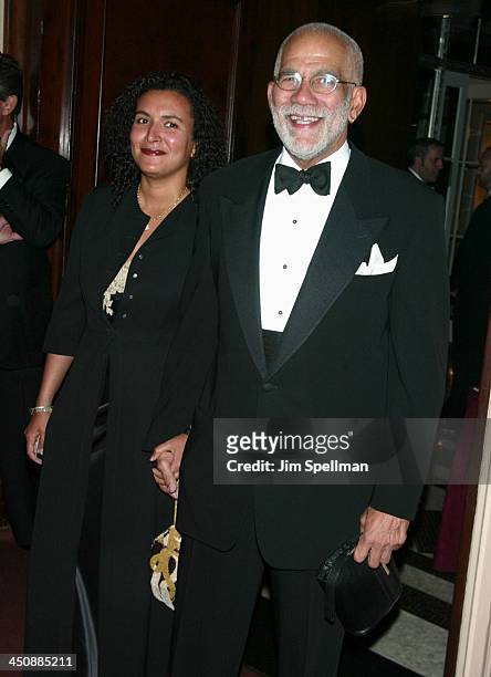 Ed Bradley & Patricia Blanchet during 54th Annual Directors Guild Of America Honors at Waldorf-Astoria in New York, New York, United States.