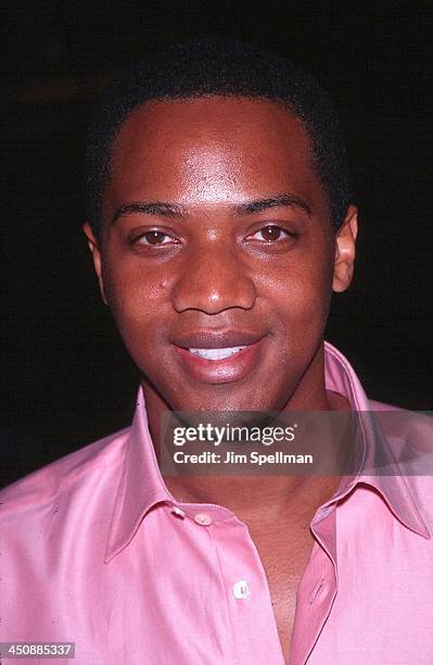August Richards during 2001 WB Television Network Uprfront All-Star Party at The light House Chelsea Piers, Pier 61 in New York City, New York,...