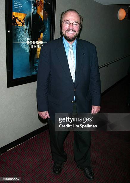 James Lipton during New York Screening of The Bourne Identity Hosted by Universal & Hypnotic at Sutton Theater in New York City, New York, United...