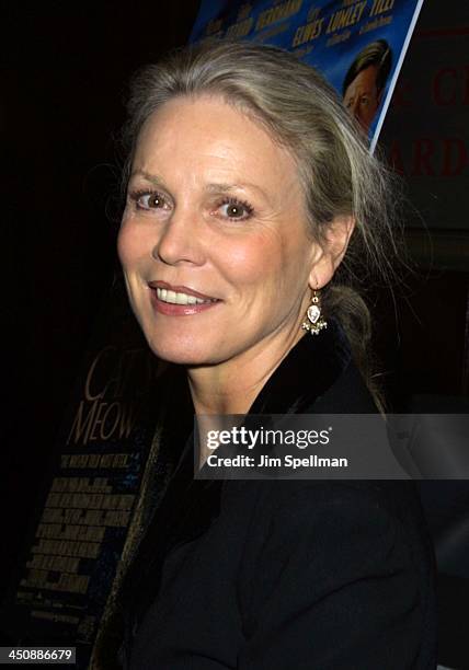 Marthe Keller during The Cat's Meow New York City Premiere at Beekman Theater in New York City, New York, United States.