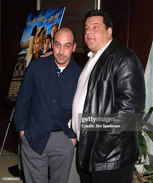 John Ventimiglia & Steve Schirripa during The Cat's Meow New York City Premiere at Beekman Theater in New York City, New York, United States.