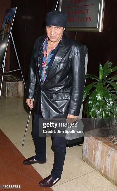 Steve Van Zandt during The Cat's Meow New York City Premiere at Beekman Theater in New York City, New York, United States.