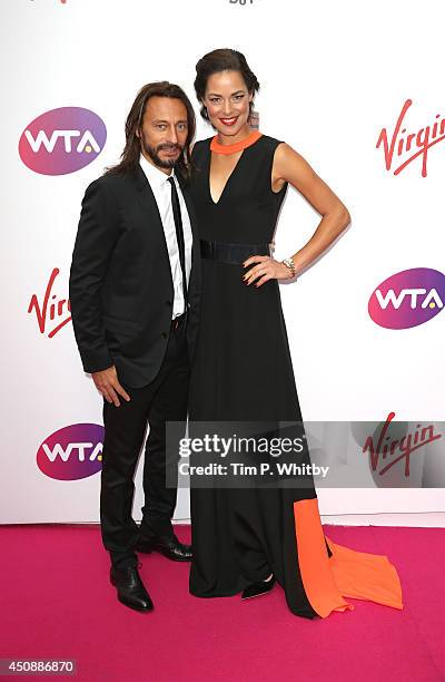 Ana Ivanovic and guest attend the WTA Pre-Wimbledon party at Kensington Roof Gardens on June 19, 2014 in London, England.