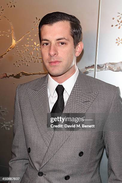 Mark Ronson attends the Amy Winehouse Foundation Ball at the Dorchester Hotel on November 20, 2013 in London, England.