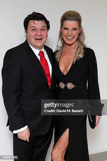 Jamie Foreman and Julie Dennis attend the Amy Winehouse Foundation Ball at the Dorchester Hotel on November 20, 2013 in London, England.