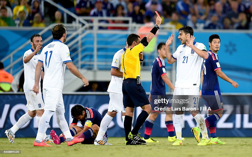 Japan v Greece: Group C - 2014 FIFA World Cup Brazil