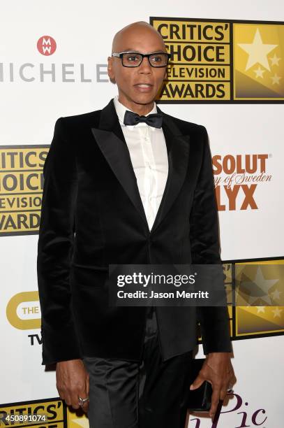Personality RuPaul attends the 4th Annual Critics' Choice Television Awards at The Beverly Hilton Hotel on June 19, 2014 in Beverly Hills, California.