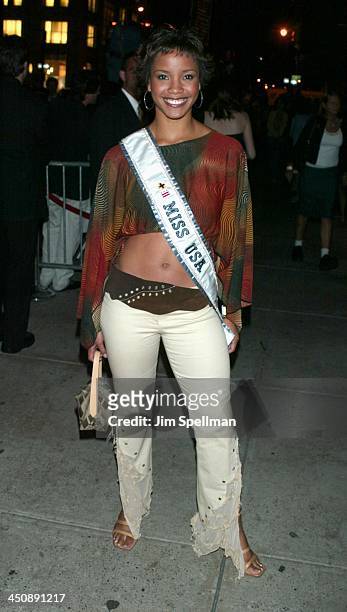 Shauntay Hinton, Miss USA 2002 during Austin Powers in Goldmember - New York Screening - After-Party at Barneys New York in New York City, New York,...